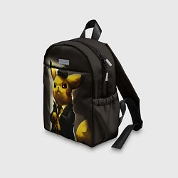 Детский рюкзак Пикачу в строгом костюме, цвет: 3D-принт — фото 2
