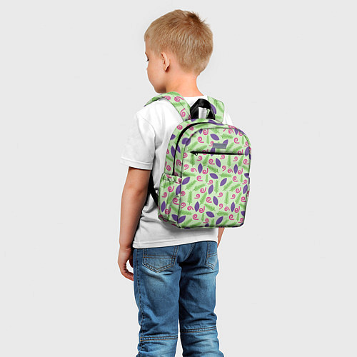Детский рюкзак Спиралька веточка и листок / 3D-принт – фото 5