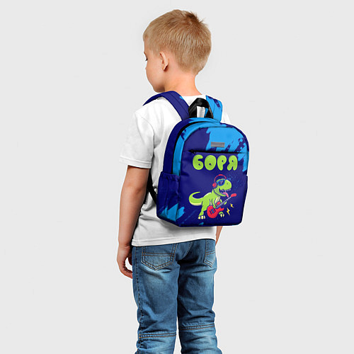 Детский рюкзак Боря рокозавр / 3D-принт – фото 5