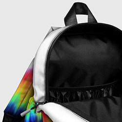 Детский рюкзак Северное сияние - тай-дай, цвет: 3D-принт — фото 2