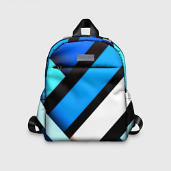 Детский рюкзак Спортивная геометрия из полос, цвет: 3D-принт