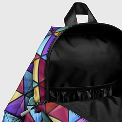 Детский рюкзак Геометрический красочный паттерн, цвет: 3D-принт — фото 2