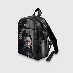 Детский рюкзак Wednesday Addams в лесу, цвет: 3D-принт — фото 2