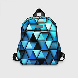 Детский рюкзак Blue triangle, цвет: 3D-принт