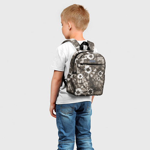 Детский рюкзак Коричневый тай-дай / 3D-принт – фото 5