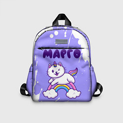 Детский рюкзак Марго кошка единорожка, цвет: 3D-принт