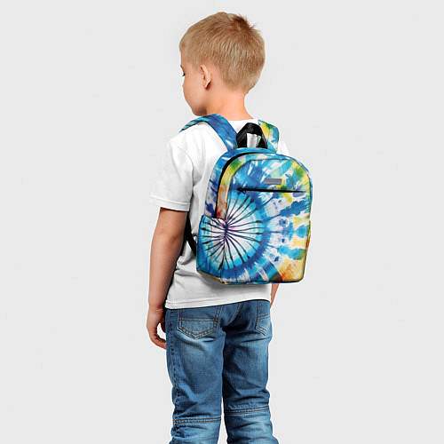 Детский рюкзак Арт нейросети в стиле тай-дай / 3D-принт – фото 5