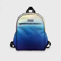 Детский рюкзак Blue gradient colors, цвет: 3D-принт