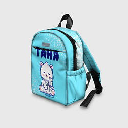 Детский рюкзак Таня белый мишка, цвет: 3D-принт — фото 2