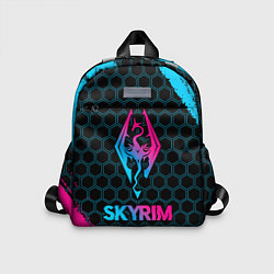 Детский рюкзак Skyrim - neon gradient, цвет: 3D-принт