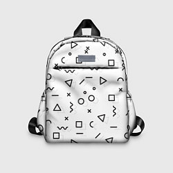 Детский рюкзак Разные геометрические фигуры, цвет: 3D-принт