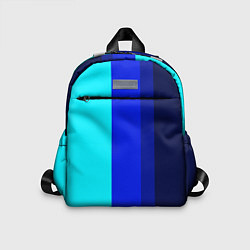 Детский рюкзак Контрастные вертикальные полосы, цвет: 3D-принт