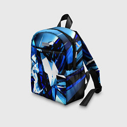 Детский рюкзак Crystal blue form, цвет: 3D-принт — фото 2