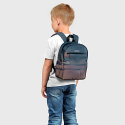 Детский рюкзак Абстрактные геометрические соединения, цвет: 3D-принт — фото 2