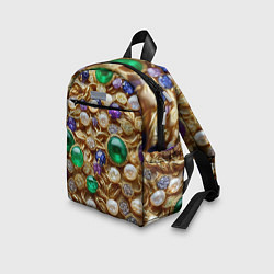Детский рюкзак Россыпь драгоценностей, цвет: 3D-принт — фото 2