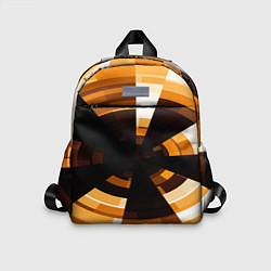 Детский рюкзак Абстрактный золотистый паттерн, цвет: 3D-принт