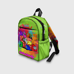 Детский рюкзак Among us splash meeting, цвет: 3D-принт — фото 2