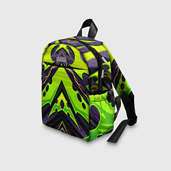 Детский рюкзак Ядовитый экстримальный узор, цвет: 3D-принт — фото 2