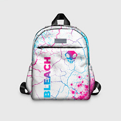 Детский рюкзак Bleach neon gradient style: надпись, символ, цвет: 3D-принт