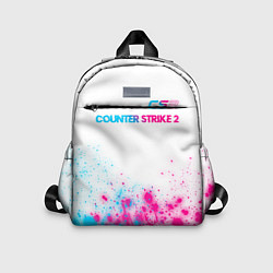 Детский рюкзак Counter Strike 2 neon gradient style: символ сверх