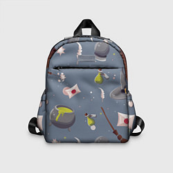 Детский рюкзак Паттерн с магическими принадлежностями, цвет: 3D-принт
