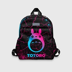 Детский рюкзак Totoro - neon gradient, цвет: 3D-принт