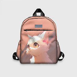 Детский рюкзак Аниме Кот с загрузкой, цвет: 3D-принт