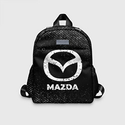 Детский рюкзак Mazda с потертостями на темном фоне, цвет: 3D-принт