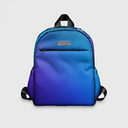 Детский рюкзак Тёмно-синий градиент, цвет: 3D-принт