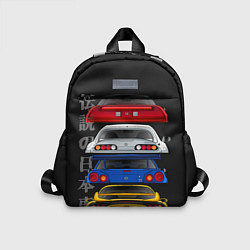 Детский рюкзак Тойота, Ниссан, Хонда, Скайлайн, цвет: 3D-принт
