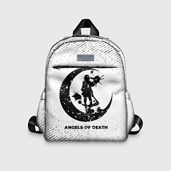 Детский рюкзак Angels of Death с потертостями на светлом фоне, цвет: 3D-принт