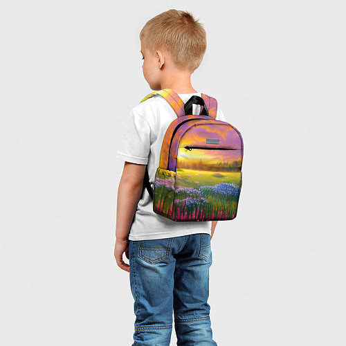 Детский рюкзак Летний закат / 3D-принт – фото 5