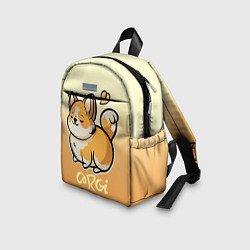 Детский рюкзак Пухлый милый корги, цвет: 3D-принт — фото 2