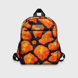 Детский рюкзак Обжигающая лава, цвет: 3D-принт