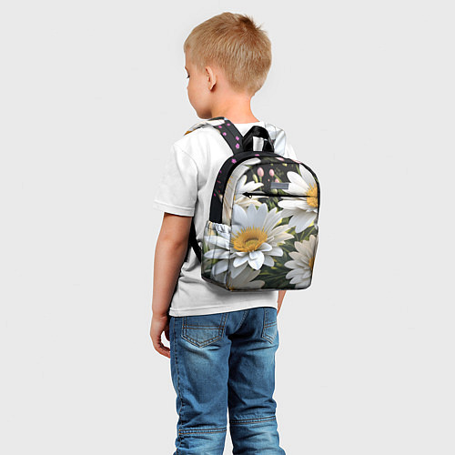 Детский рюкзак Ромашки на лугу / 3D-принт – фото 5