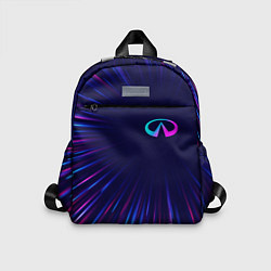 Детский рюкзак Infiniti neon speed lines, цвет: 3D-принт