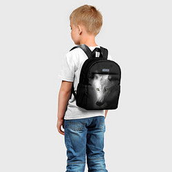 Детский рюкзак Волк в полной тьме, цвет: 3D-принт — фото 2