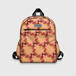 Детский рюкзак Абстрактный винтажный растительный орнамент