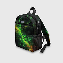 Детский рюкзак Зеленая молния, цвет: 3D-принт — фото 2