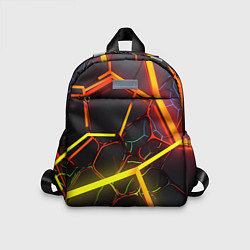 Детский рюкзак Неоновые трубки, цвет: 3D-принт