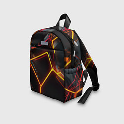 Детский рюкзак Неон на черном фоне, цвет: 3D-принт — фото 2