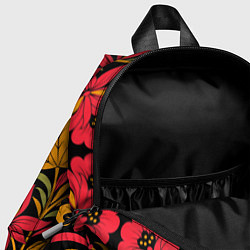 Детский рюкзак Хохлома узор, цвет: 3D-принт — фото 2