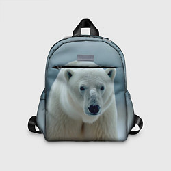 Детский рюкзак Белый медведь полярный, цвет: 3D-принт