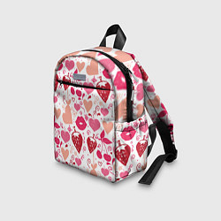 Детский рюкзак Клубничная любовь, цвет: 3D-принт — фото 2