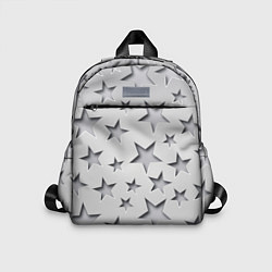 Детский рюкзак Grey stars, цвет: 3D-принт