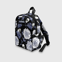 Детский рюкзак Черепа с розами, цвет: 3D-принт — фото 2