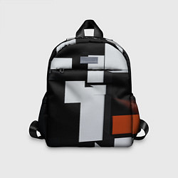 Детский рюкзак Прямоугольники и темнота, цвет: 3D-принт