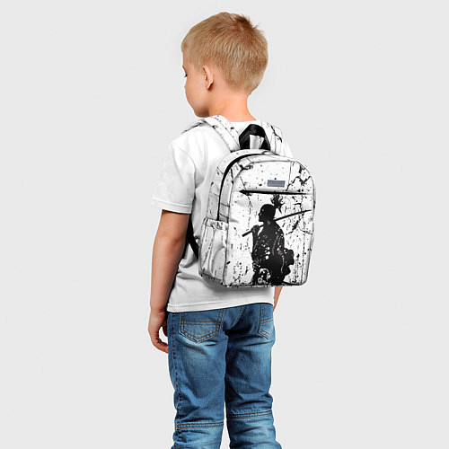 Детский рюкзак Самурай - древний воин / 3D-принт – фото 5