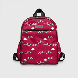 Детский рюкзак Японский паттерн - цветение сакуры, цвет: 3D-принт