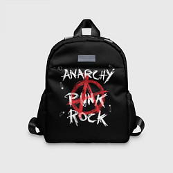 Детский рюкзак Анархия - панк рок, цвет: 3D-принт